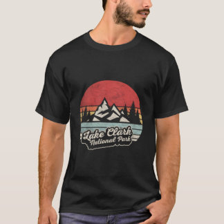 Camiseta Mapa do Parque Nacional Lake Clark