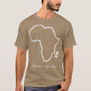 Camiseta Mapa do Patrimônio Africano