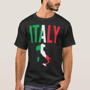 Camiseta Mapa do pavilhão italiano - italiano