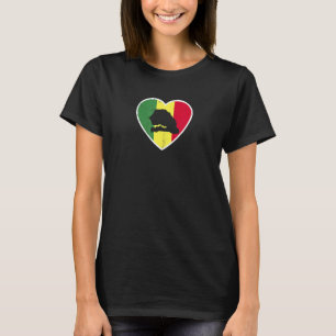 Camiseta Mapa do Senegal - Bandeira senegalesa orgulhosa