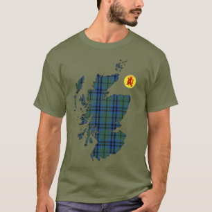 Camiseta Mapa do Tartan Clan Keith [EDIT]