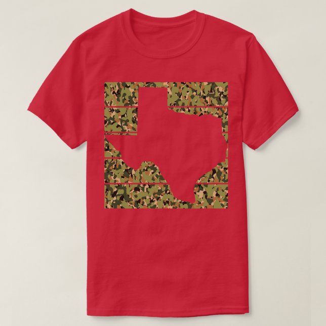 Camiseta Mapa do Texas Texan (Frente do Design)