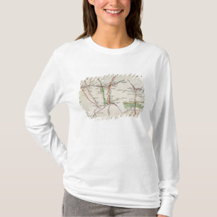 Camiseta Mapa do transporte de Londres, c.1915