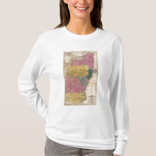 Camiseta Mapa dos estados médios