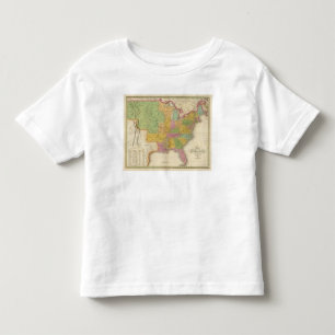Camiseta Mapa dos Estados Unidos