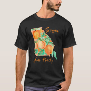Camiseta Mapa e Água da Geórgia