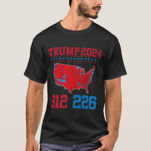 Camiseta Mapa Eleitoral 2024 312 Vermelho 2024 Resultados d