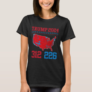 Camiseta Mapa Eleitoral 2024 312 Vermelho 2024 Resultados d