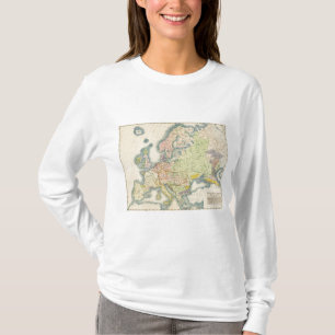 Camiseta Mapa etnográfico de Europa