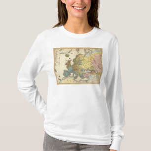 Camiseta mapa etnográfico de Europa
