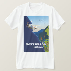 Camiseta mapa Fort Bragg California