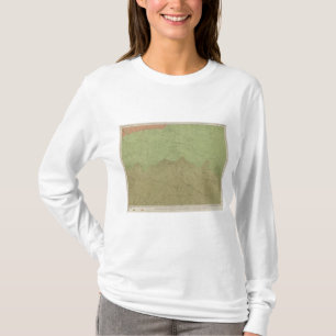 Camiseta Mapa Geological do distrito novo de Idria