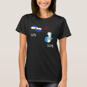 Camiseta Mapa guatemalteco da meia-tribo guatemalteca