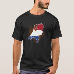 Camiseta Mapa Holandês
