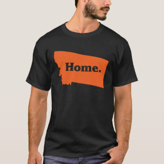 Camiseta Mapa inicial do America Big Sky Montana