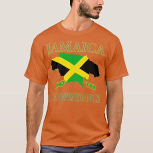 Camiseta Mapa jamaicano para o Dia da Independência 2022