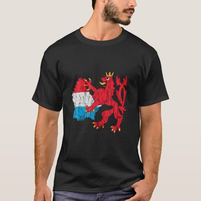 Camiseta Mapa Luxemburguês Letzebuerg Re (Frente)