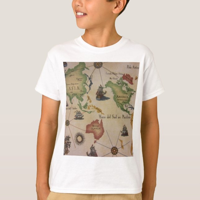 Camiseta Mapa Mundial (Frente)