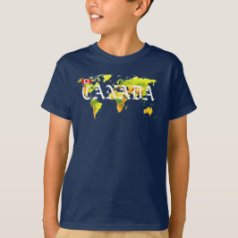 CAMISETA MAPA MUNDIAL DO CANADÁ