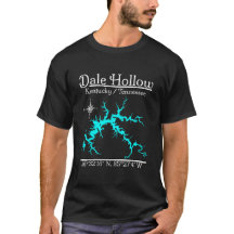 Mapa Náutico do Lago Dale Hollow Kentucky Tennesse