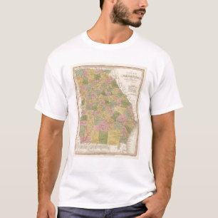 Camiseta Mapa novo de Geórgia