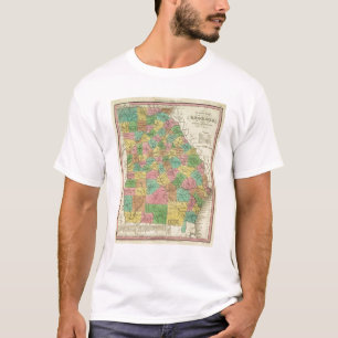 Camiseta Mapa novo de Geórgia 2
