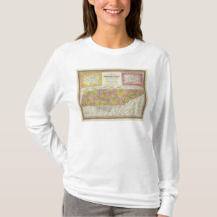 Camiseta Mapa novo de Tennessee