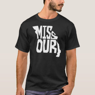 Camiseta Mapa Patriótico do Estado de Início da Forma de Te