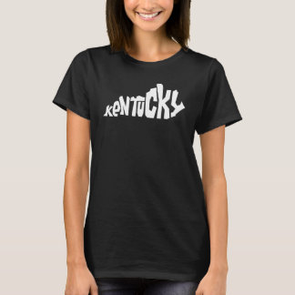Camiseta Mapa Patriótico do Estado do Estado do Kentucky em