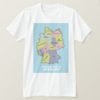 Mapa político da Alemanha