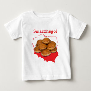 Camiseta Mapa polonês de Paczki Smacznego