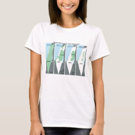 Camiseta Mapa Shrinking de Palestina