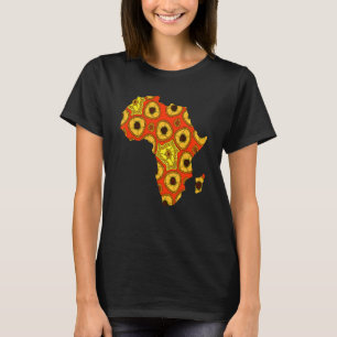 Camiseta Mapa tribal do Impressão africano do mapa de dashi