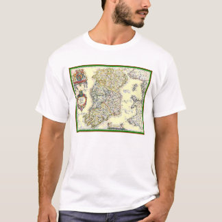 Camiseta Mapa velho de Ireland