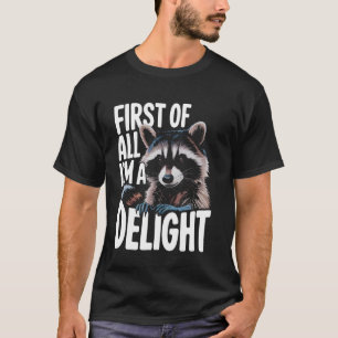 Camiseta Mapache Antes De Mais Nada Sou Um Delícia
