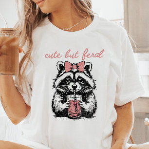 Camiseta Mapache Fofo mas Feroz