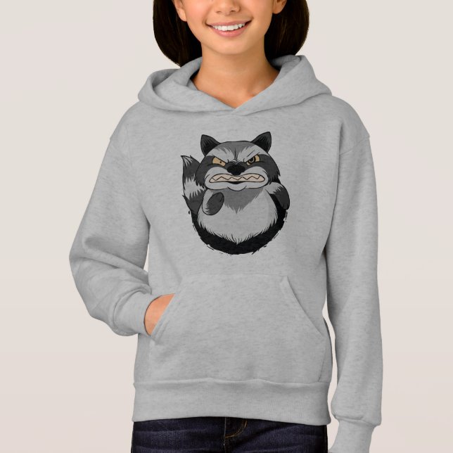 Camiseta Mapache Mal-humorado (Frente)