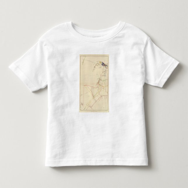 Camiseta Mapas de mina número de Comstock VII (Frente)