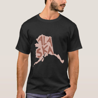 Camiseta Mapeamento de Letras de Portas do Alaska - Contorn