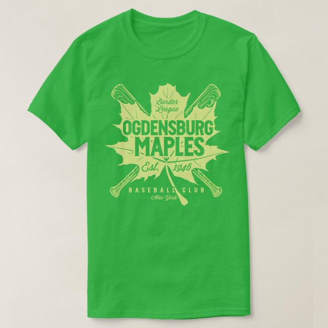 Camiseta Mapeamentos Ogdensburg (Frente do Design)
