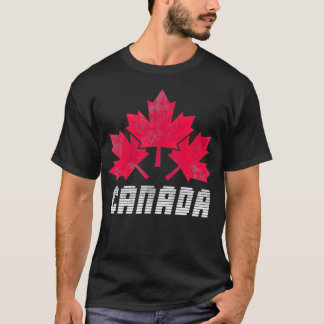 Camiseta Mapeando Folha Orgulhosa Bandeira Canadiana Ottawa
