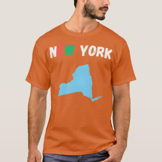 Camiseta Mapeia amigos do design de Nova York