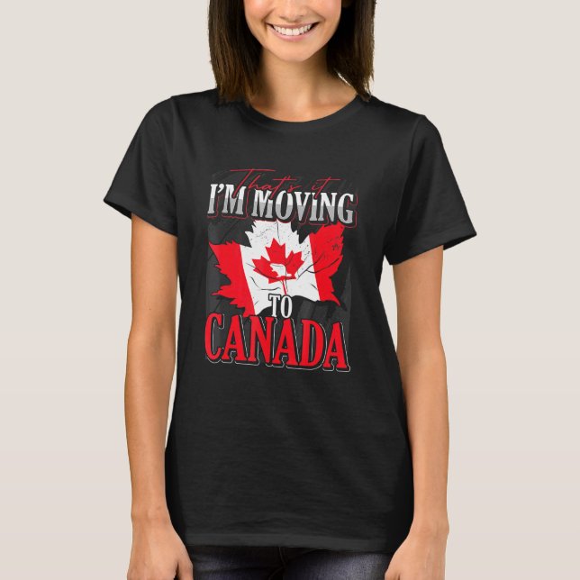 Camiseta Maple Leaf Canada Country Canadian Flag Canadá (Frente)