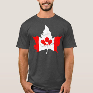 Camiseta Maple Leaf Canadian Flag Canada Day 2023