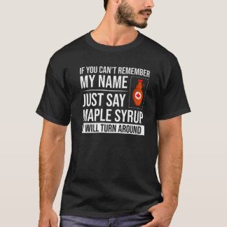 Camiseta Maple Syrup Gift Maple Tree Tapping Canada