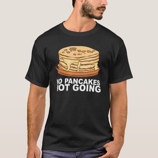 Camiseta Maple Syrup Pancake Breakfast Design Para Pancake (Frente)