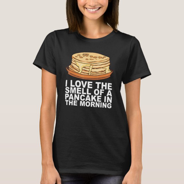 Camiseta Maple Syrup Pancake Breakfast Design Para Pancake (Frente)