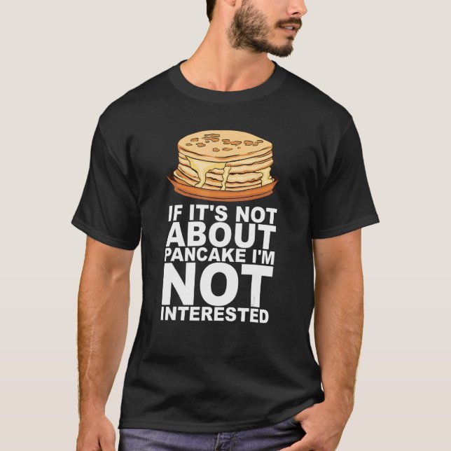 Camiseta Maple Syrup Pancake Breakfast Design Para Pancake (Frente)