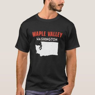 Camiseta Maple Valley Washington State America Viagem W