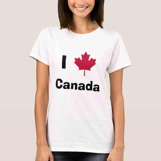 Camiseta mapleleaf, Canadá (Frente)